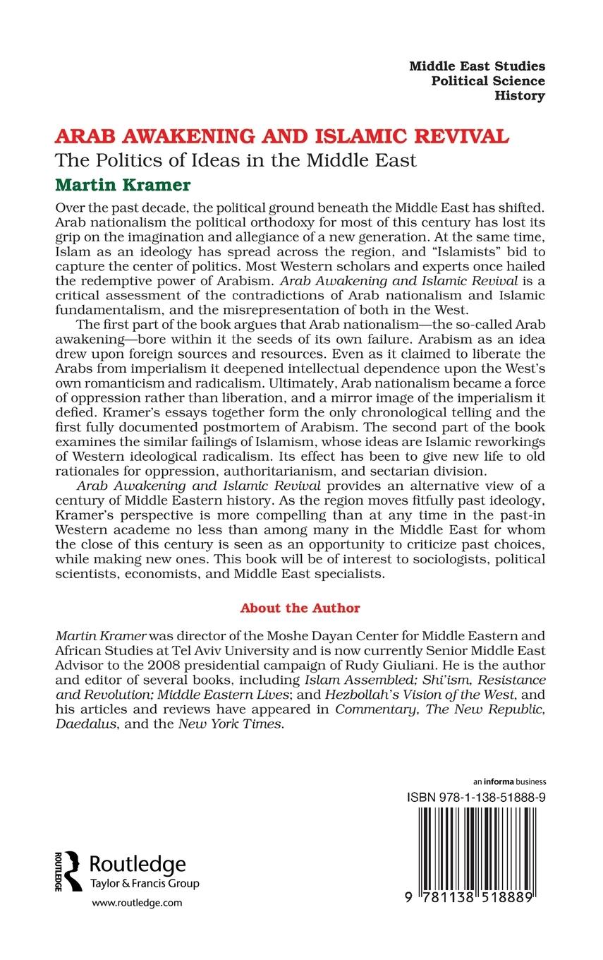 Rückseitencover Arab Awakening and Islamic Revival