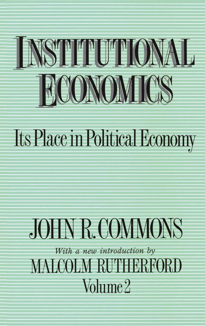 Vorderes Coverbild Institutional Economics