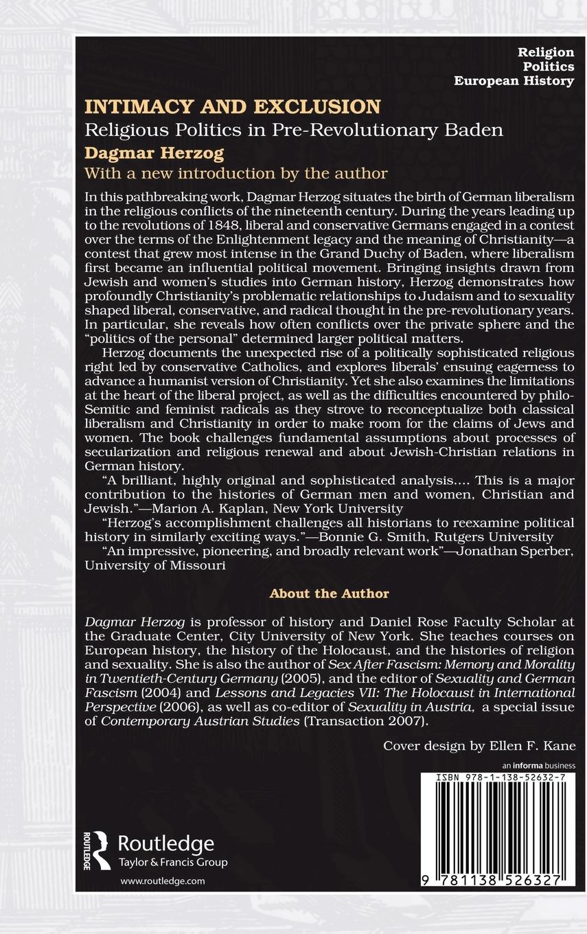 Rückseitencover Intimacy and Exclusion