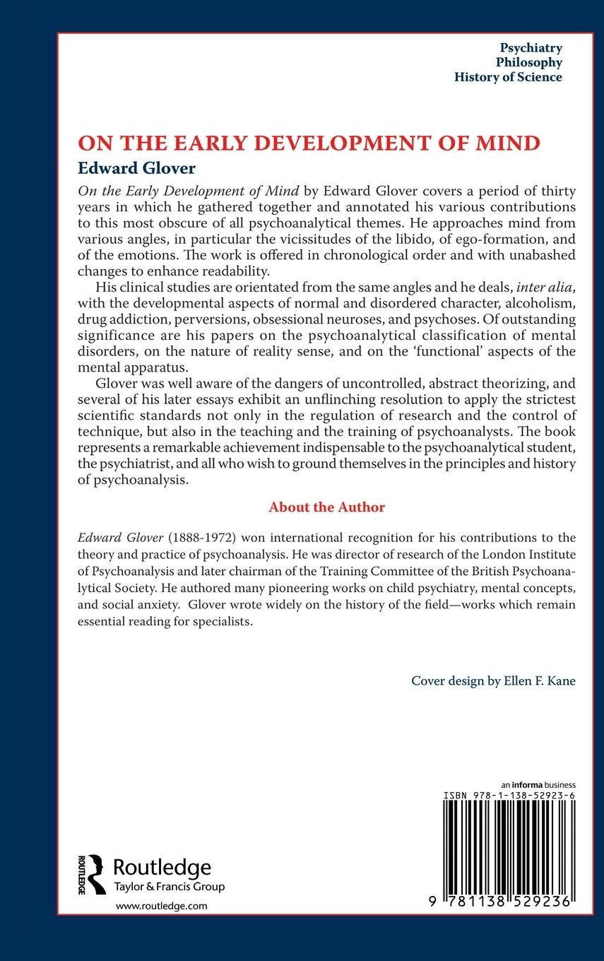 Rückseitencover On the Early Development of Mind