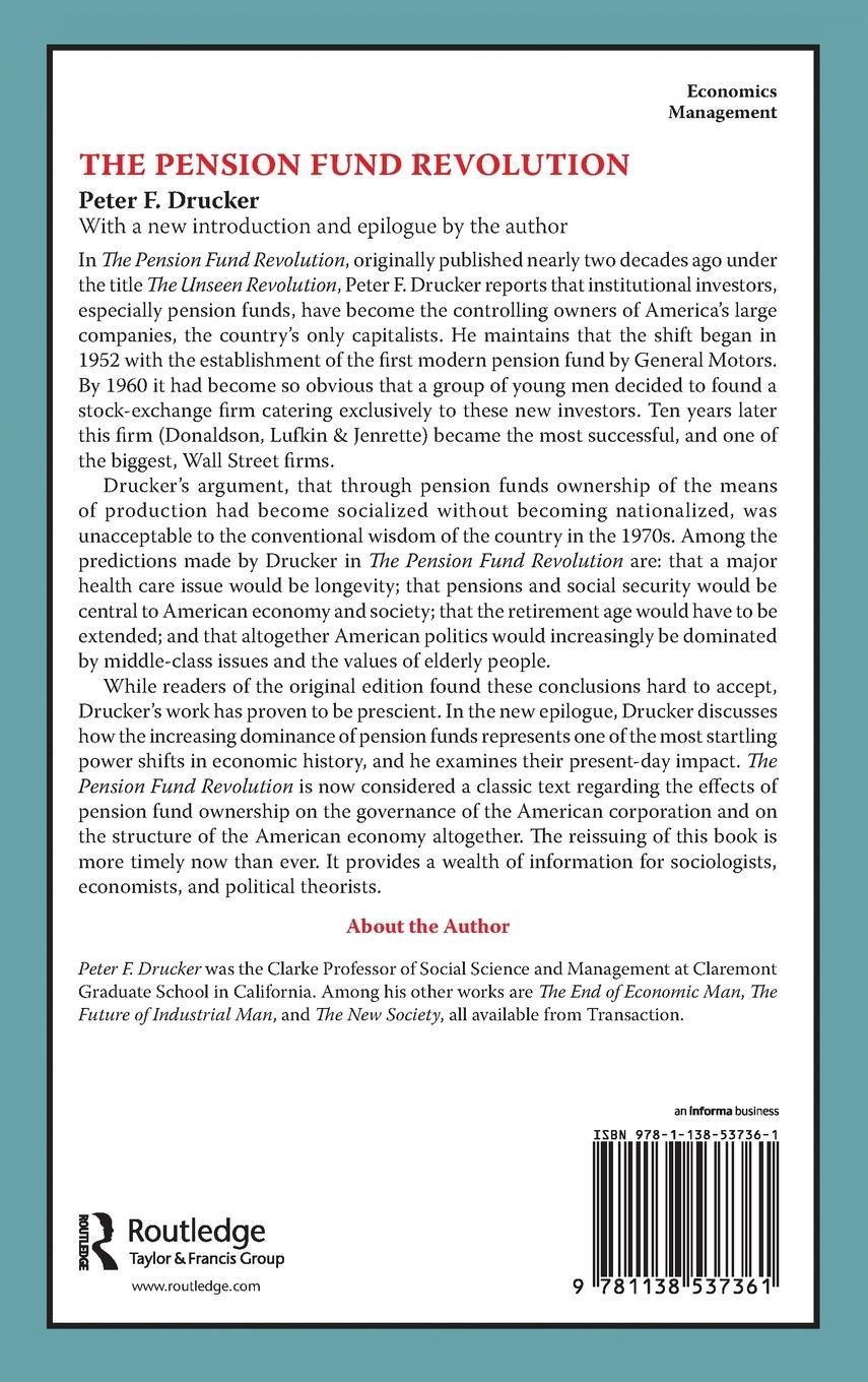 Rückseitencover The Pension Fund Revolution