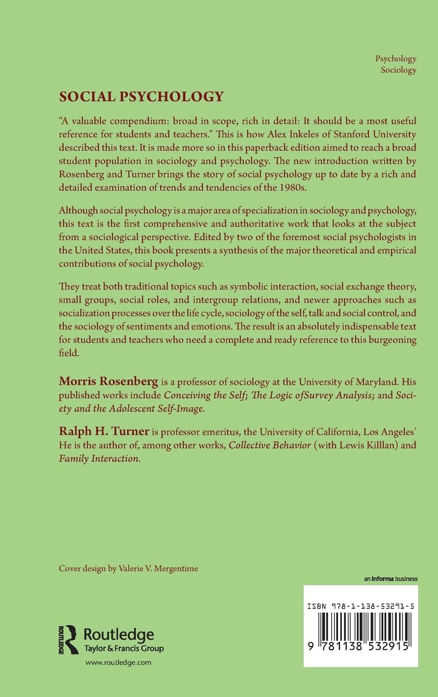 Rückseitencover Social Psychology