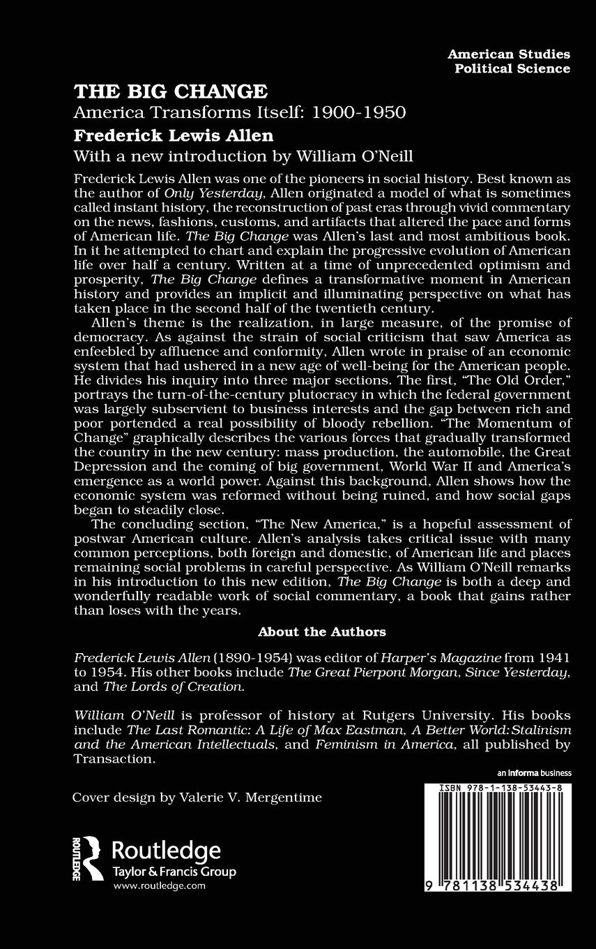 Rückseitencover The Big Change