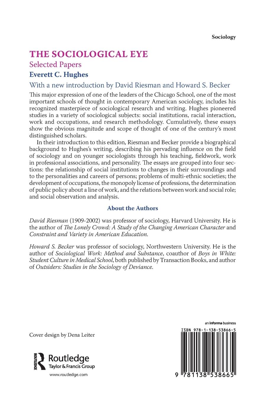 Rückseitencover The Sociological Eye