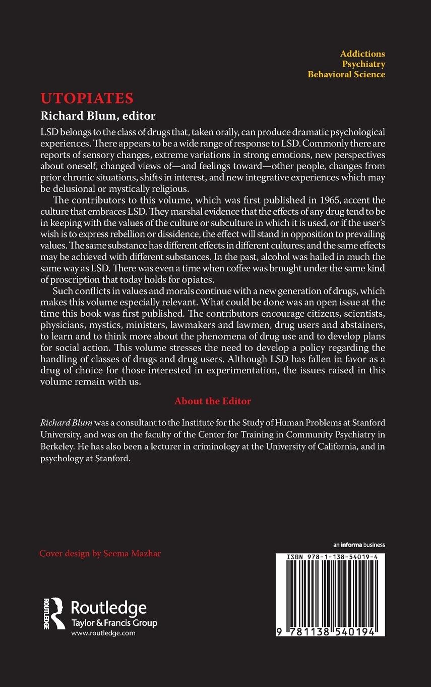 Rückseitencover Utopiates