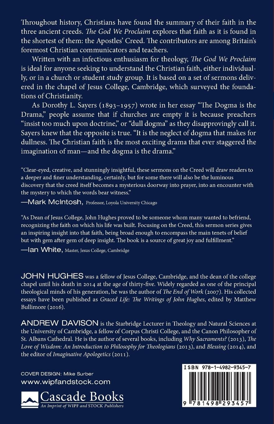 Rückseitencover The God We Proclaim