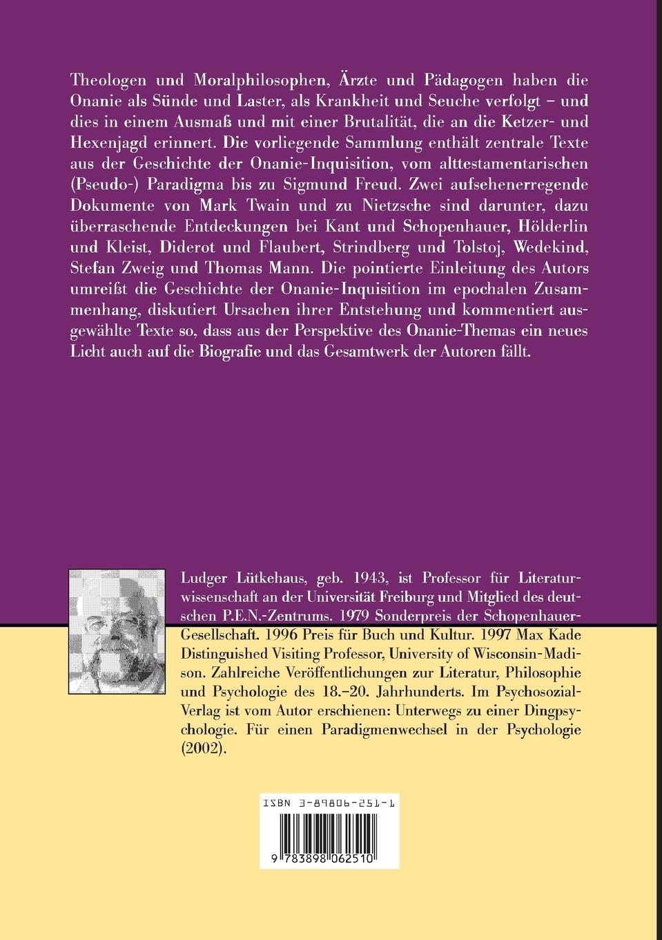 Rückseitencover 'O Wollust, o Hölle'