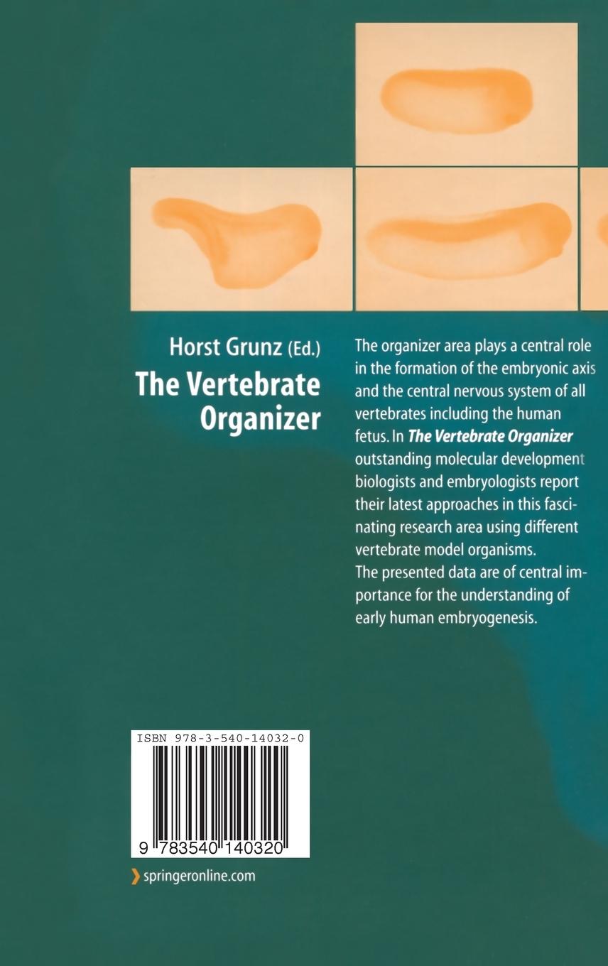 Rückseitencover The Vertebrate Organizer