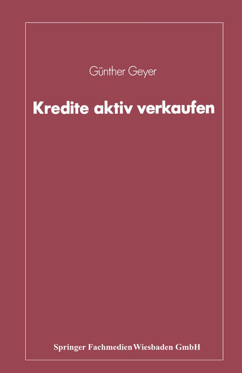 Vorderes Coverbild Kredite aktiv verkaufen