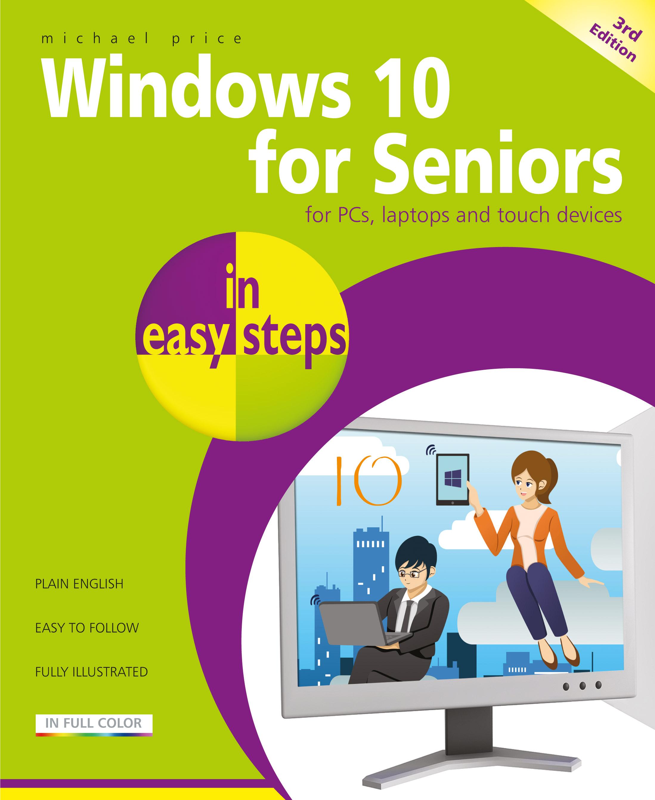 Vorderes Coverbild Windows 10 for Seniors in easy steps