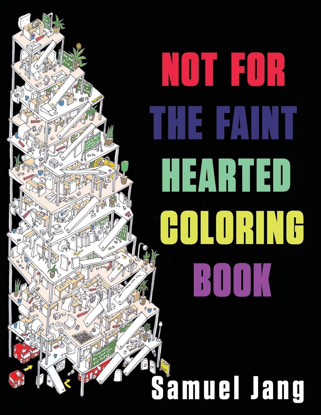 Vorderes Coverbild Not for the Faint Hearted Coloring Book