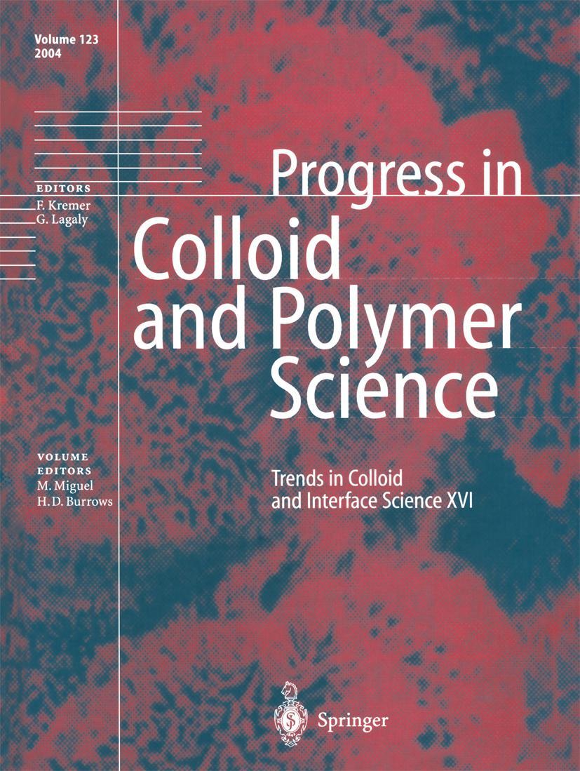Vorderes Coverbild Trends in Colloid and Interface Science XVI
