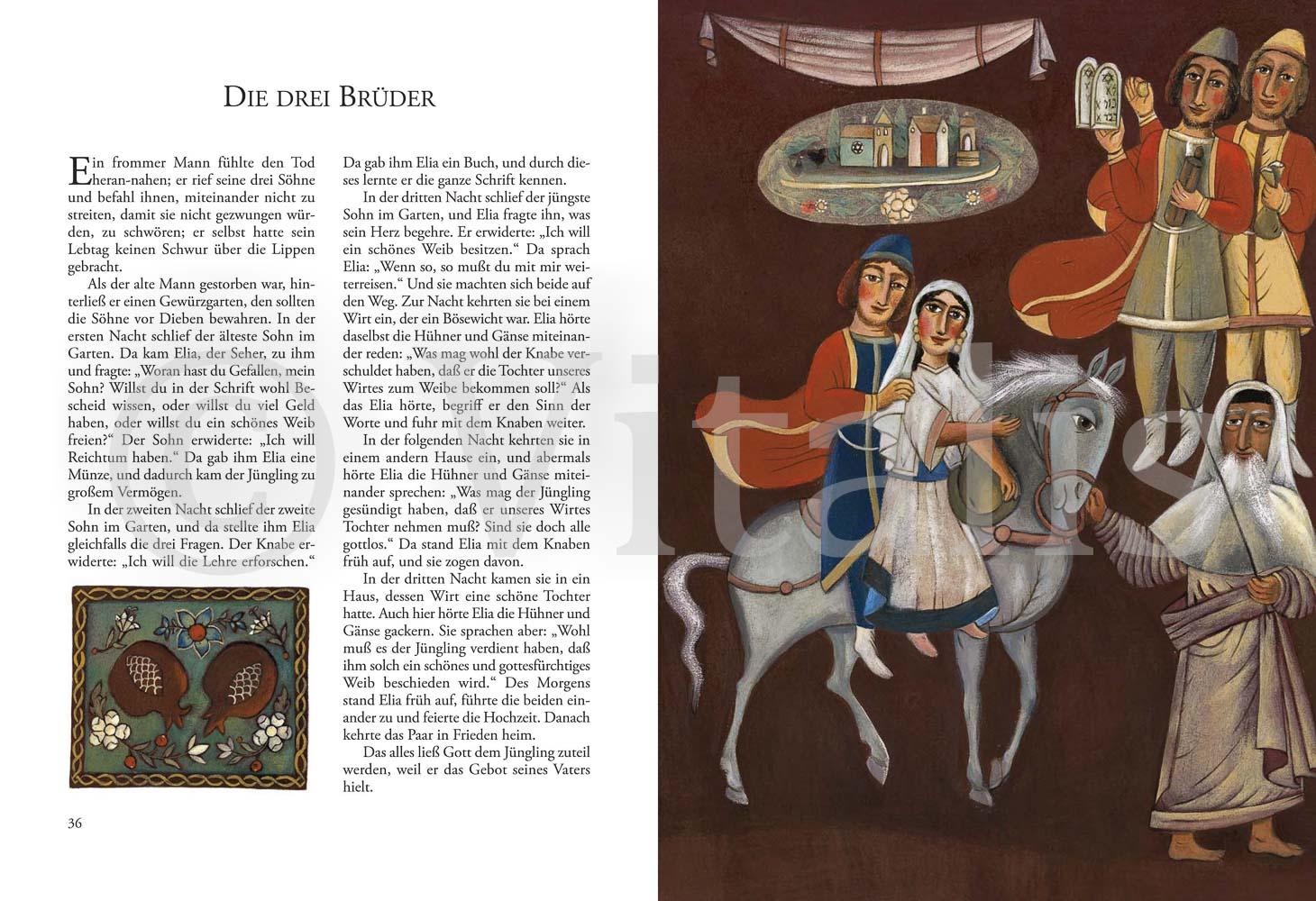 Beispielinhalt (Bild) Jüdische Märchen und Legenden