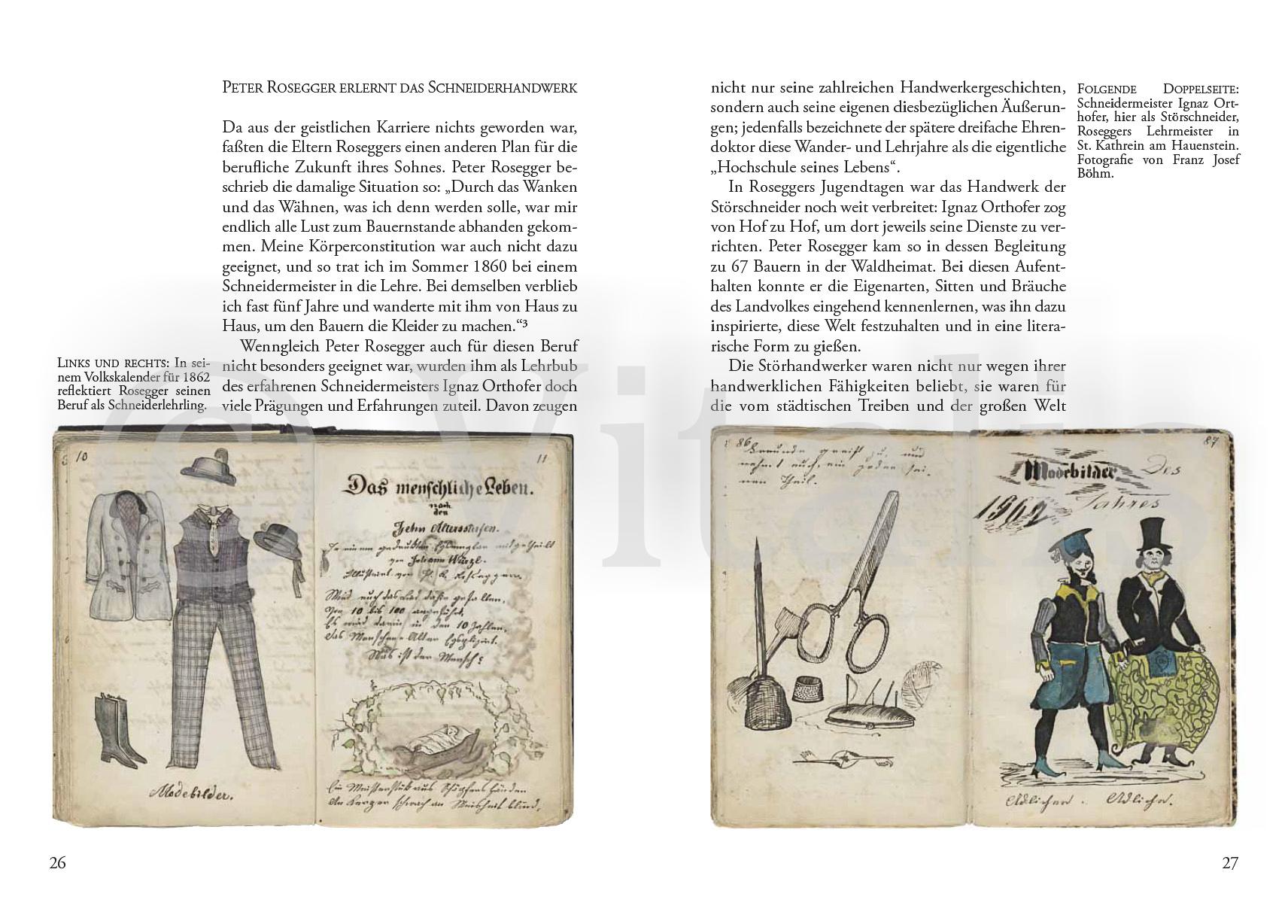 Beispielinhalt (Bild) Peter Rosegger