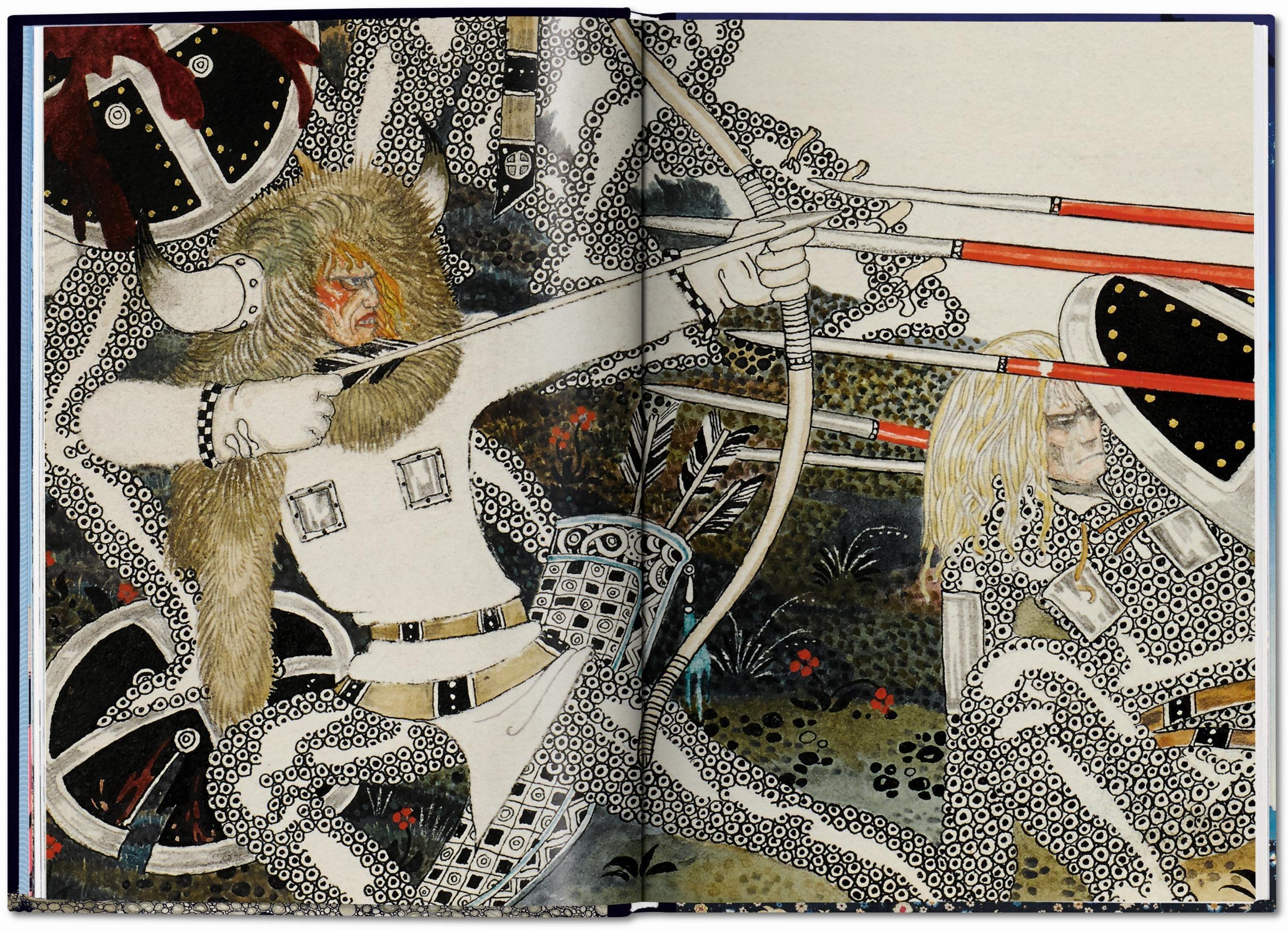 Beispielinhalt (Bild) Kay Nielsen. Östlich der Sonne und westlich des Mondes