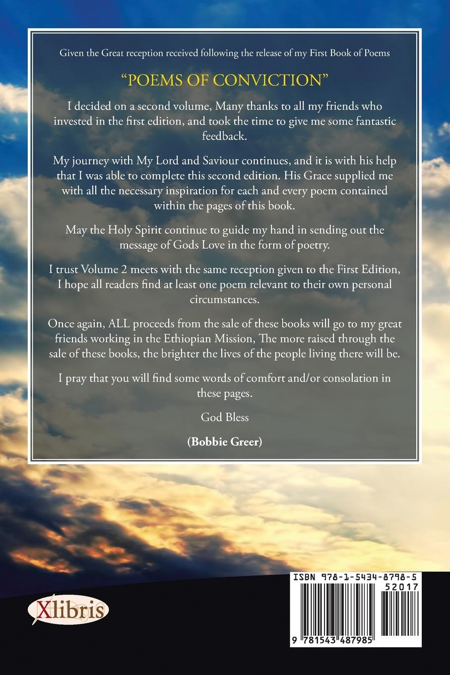Rückseitencover Poems of Conviction