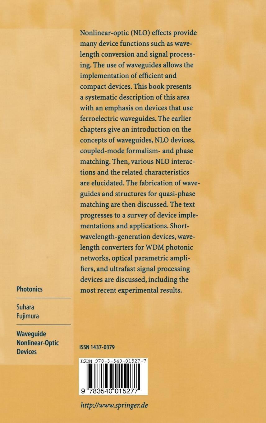 Rückseitencover Waveguide Nonlinear-Optic Devices