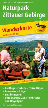 Vorderes Coverbild Naturpark Zittauer Gebirge 1:25 000