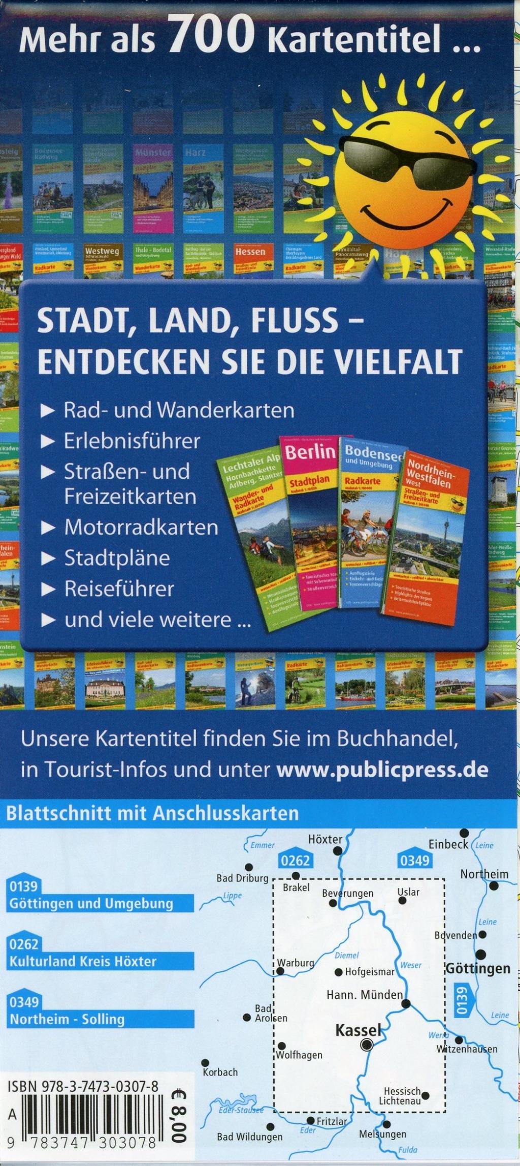 Beispielinhalt (Bild) Kassel und Umgebung 1:75 000