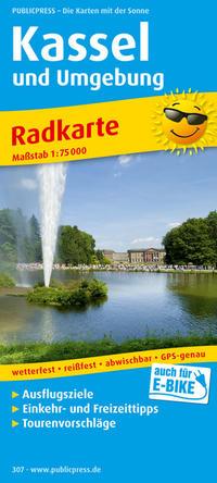 Vorderes Coverbild Kassel und Umgebung 1:75 000