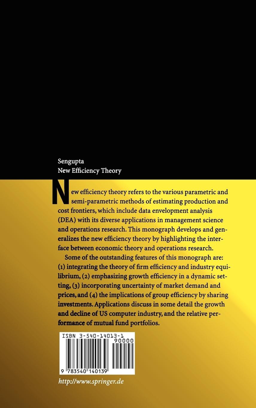 Rückseitencover New Efficiency Theory