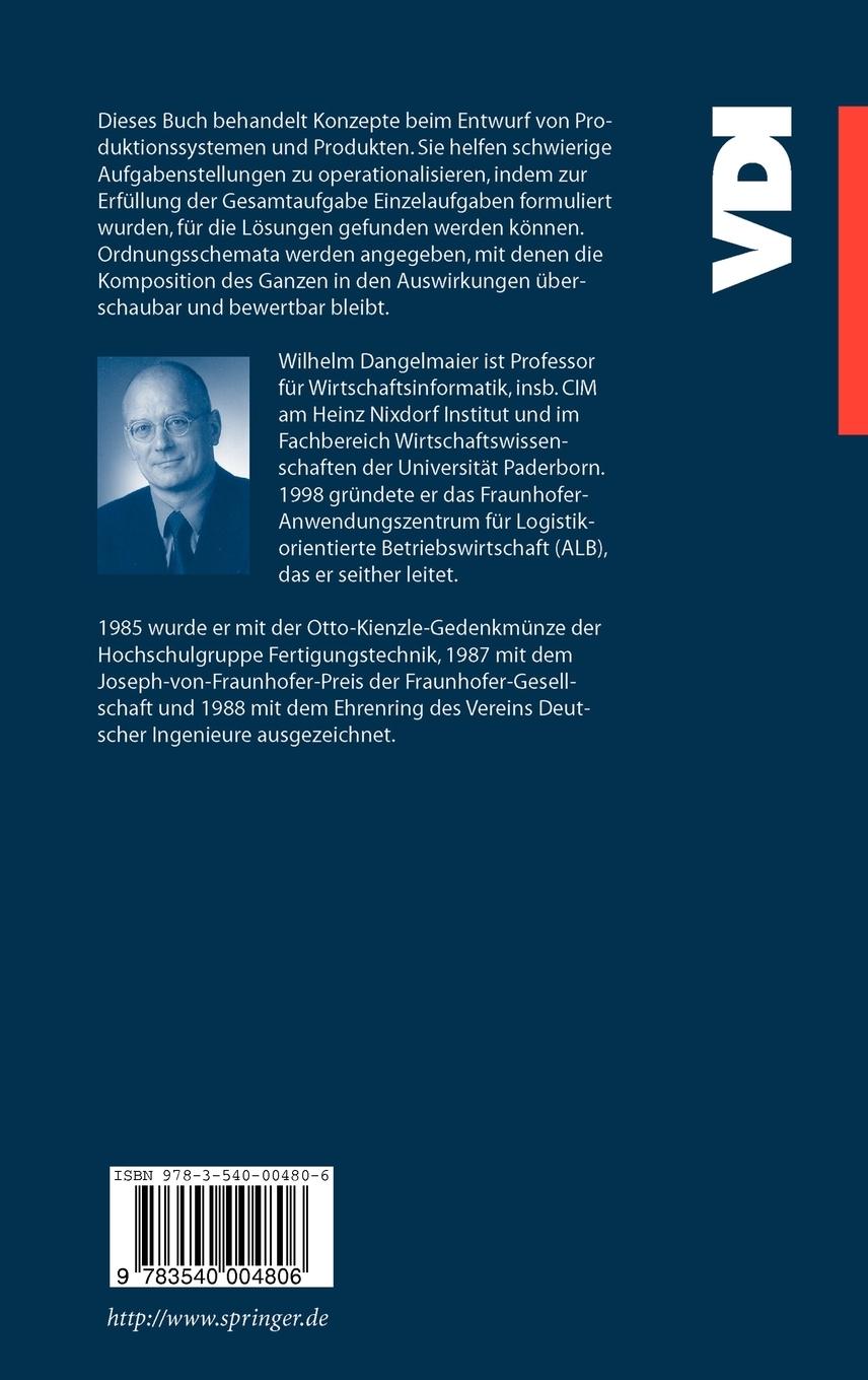Rückseitencover Produktion und Information