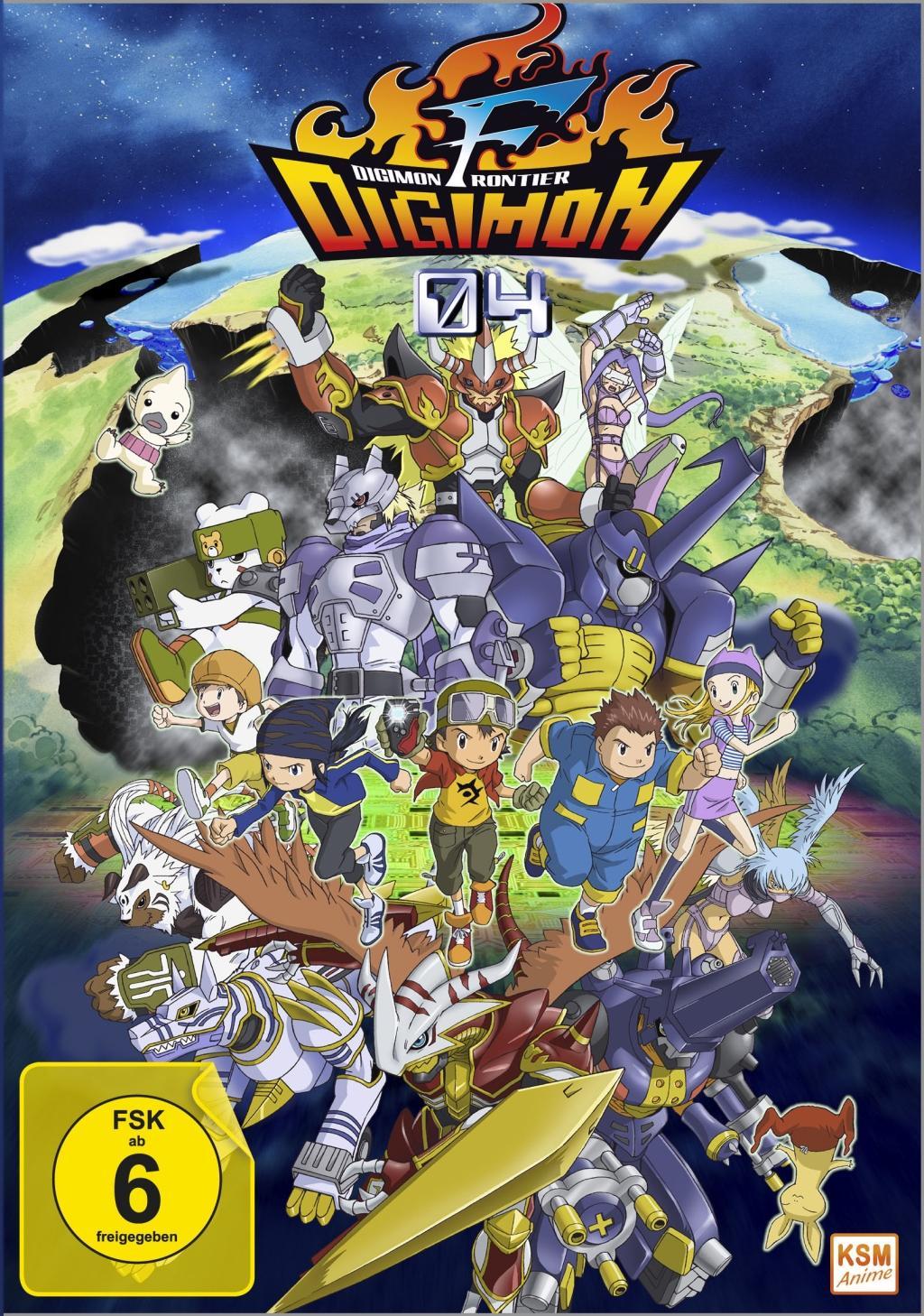 Vorderes Coverbild Digimon Frontier