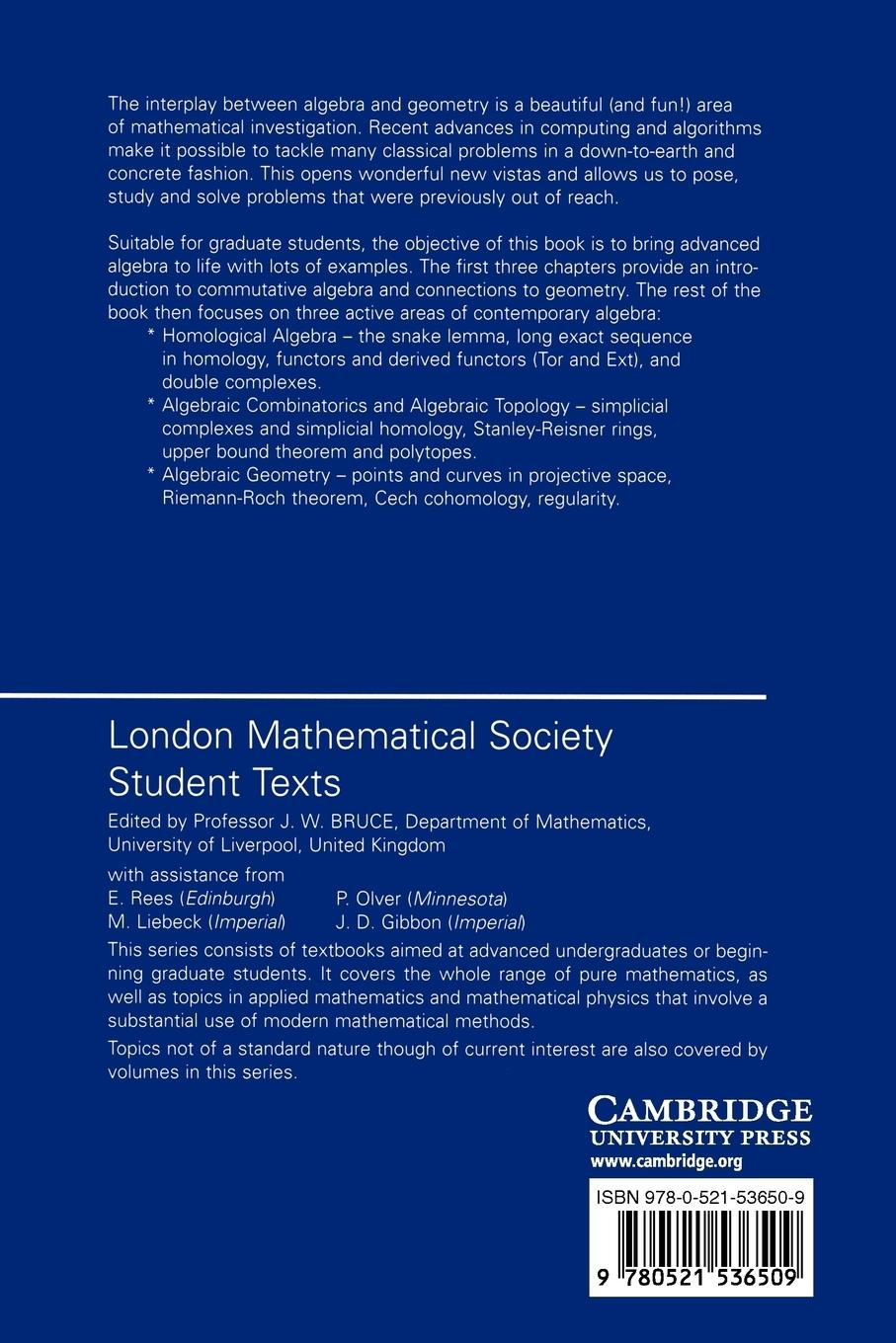 Rückseitencover Computational Algebraic Geometry