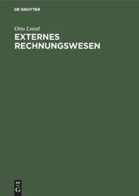 Vorderes Coverbild Externes Rechnungswesen