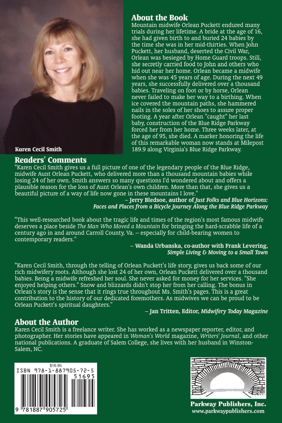 Rückseitencover Orlean Puckett