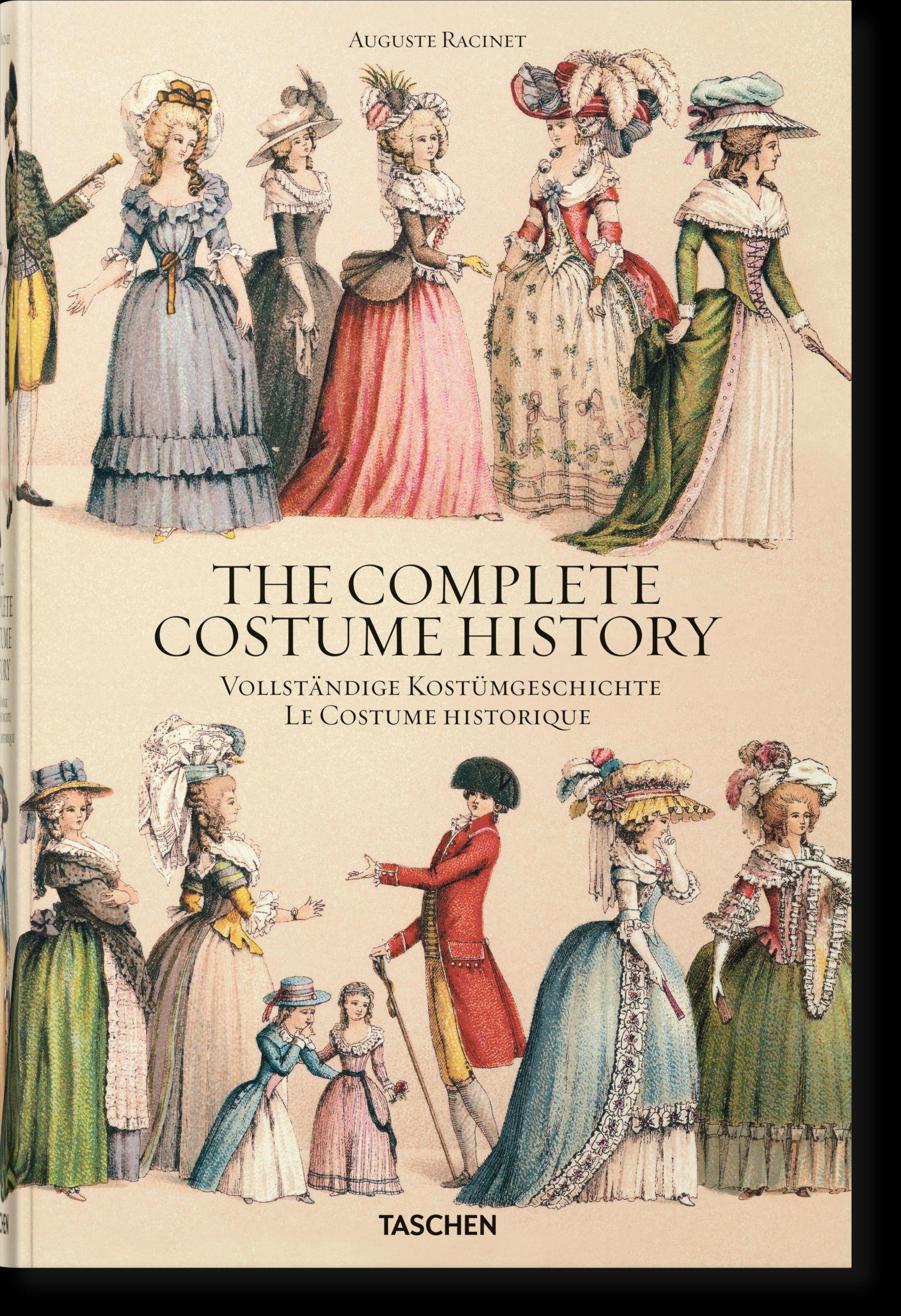 Vorderes Coverbild Auguste Racinet. Complete Costume History