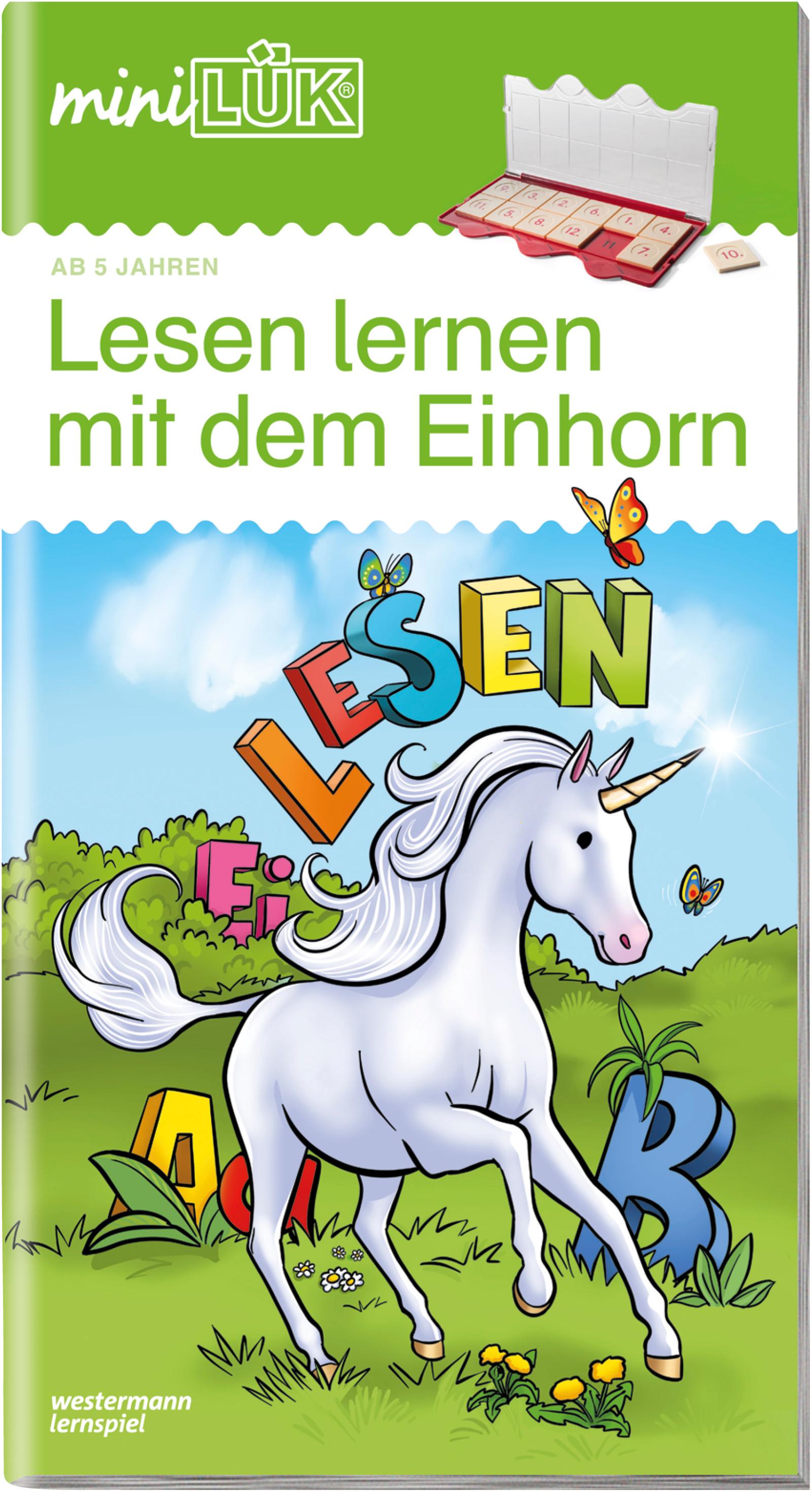 Vorderes Coverbild miniLÜK. Lesen lernen mit dem Einhorn