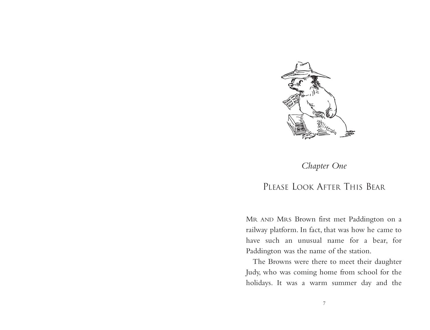 Beispielinhalt (Bild) A Bear Called Paddington