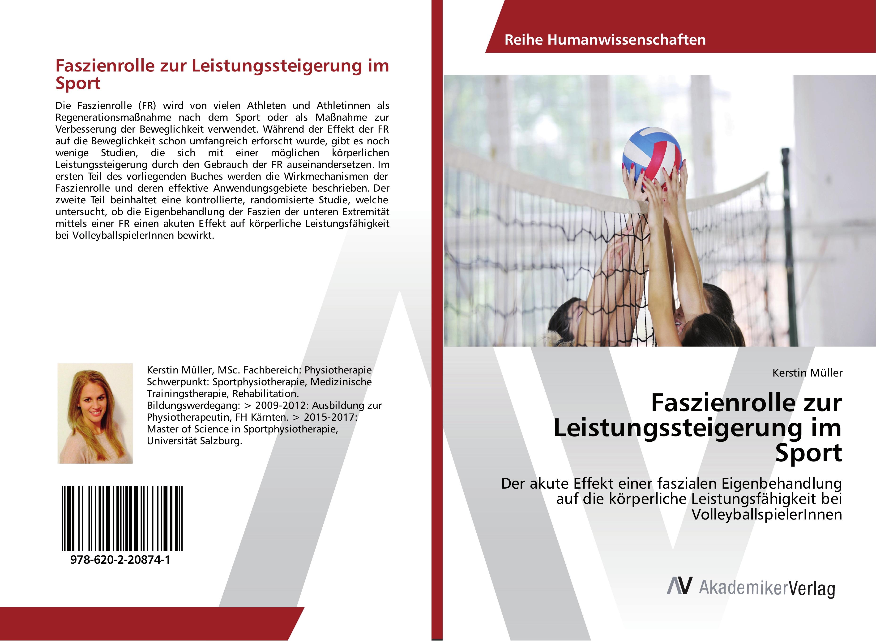 Vorderes Coverbild Faszienrolle zur Leistungssteigerung im Sport