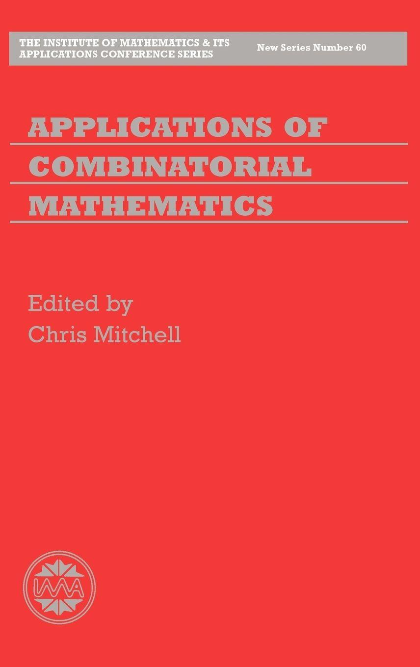 Vorderes Coverbild Applications of Combinatorial Mathematics