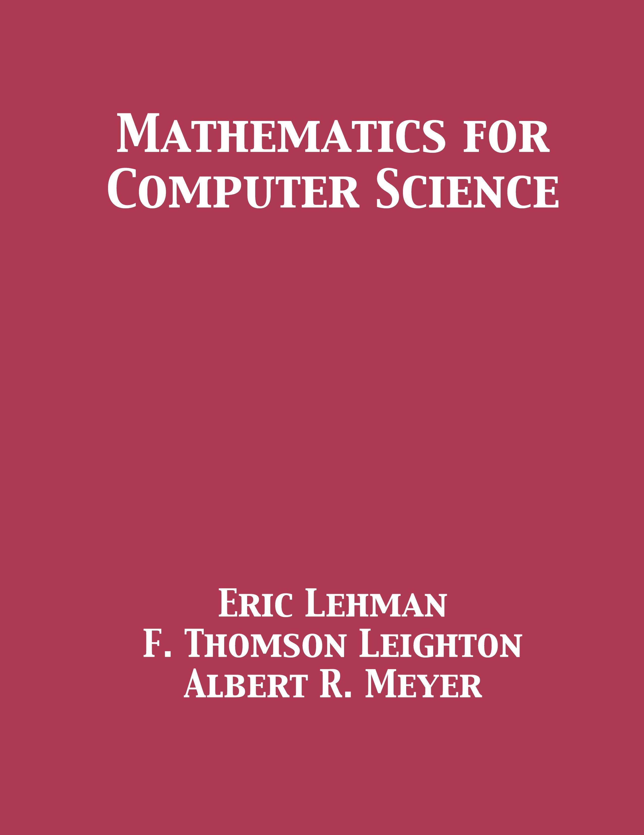 Vorderes Coverbild Mathematics for Computer Science