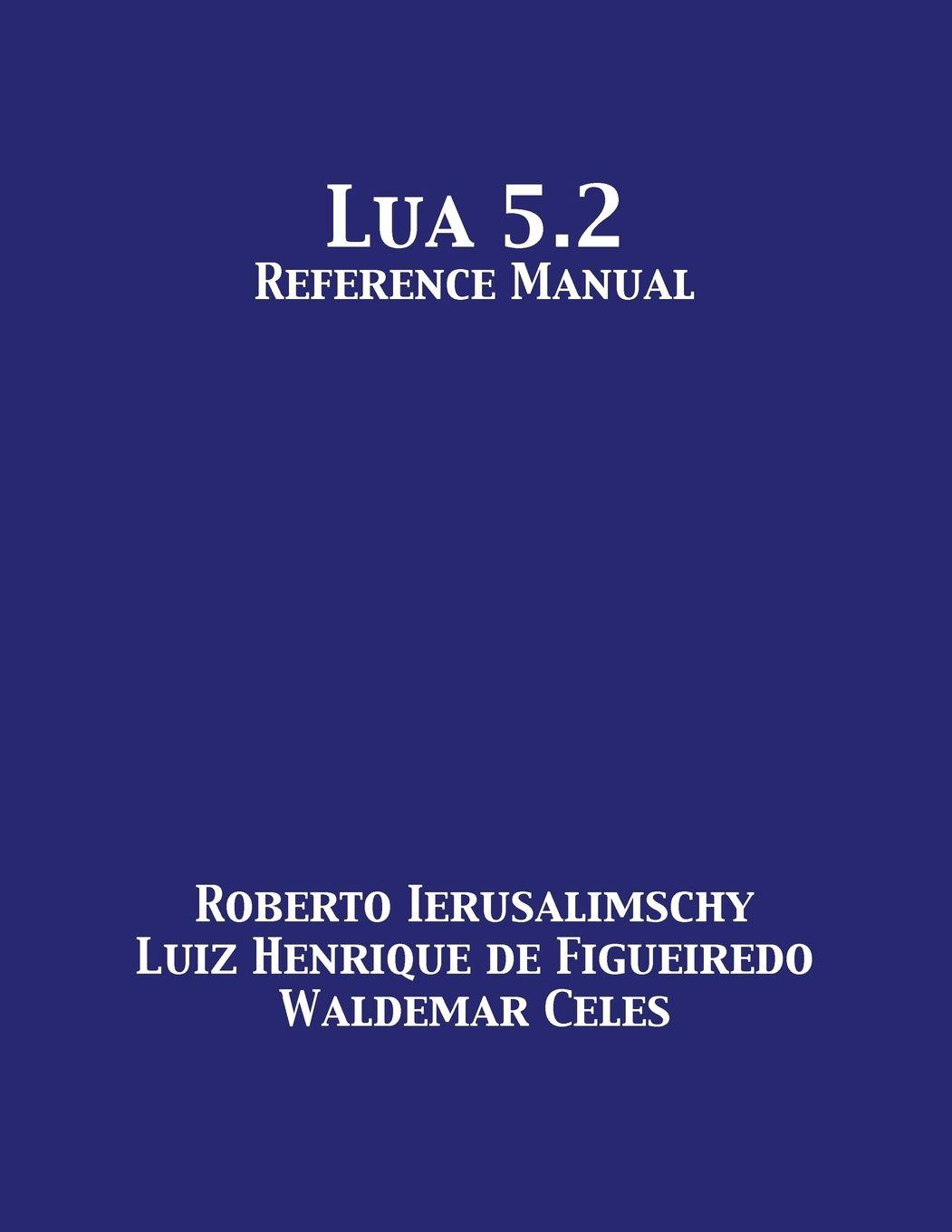 Vorderes Coverbild Lua 5.2 Reference Manual