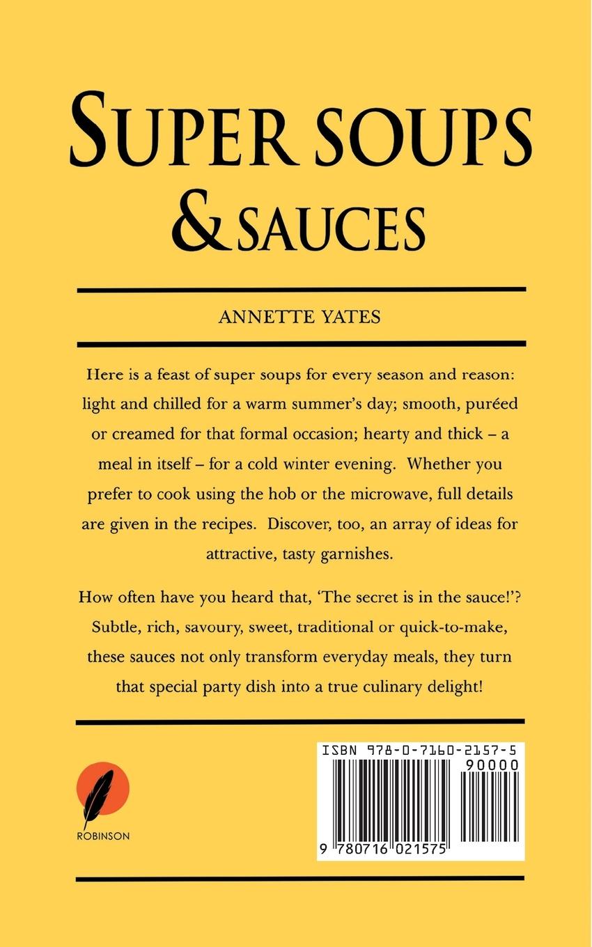 Rückseitencover Super Soups and Sauces
