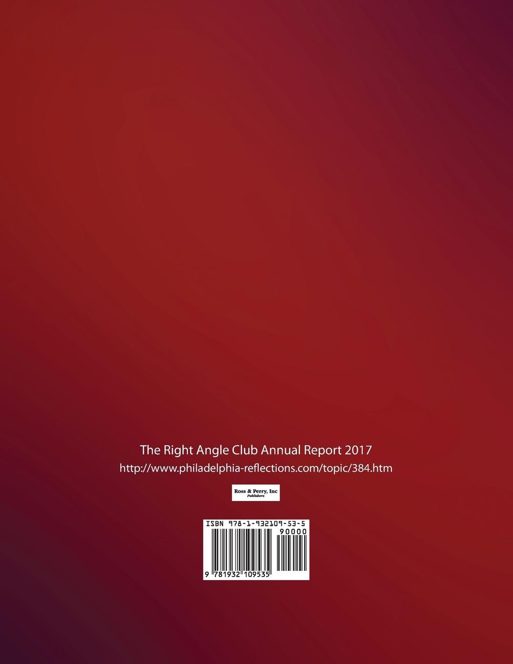 Rückseitencover The Right Angle Club Annual Report 2017