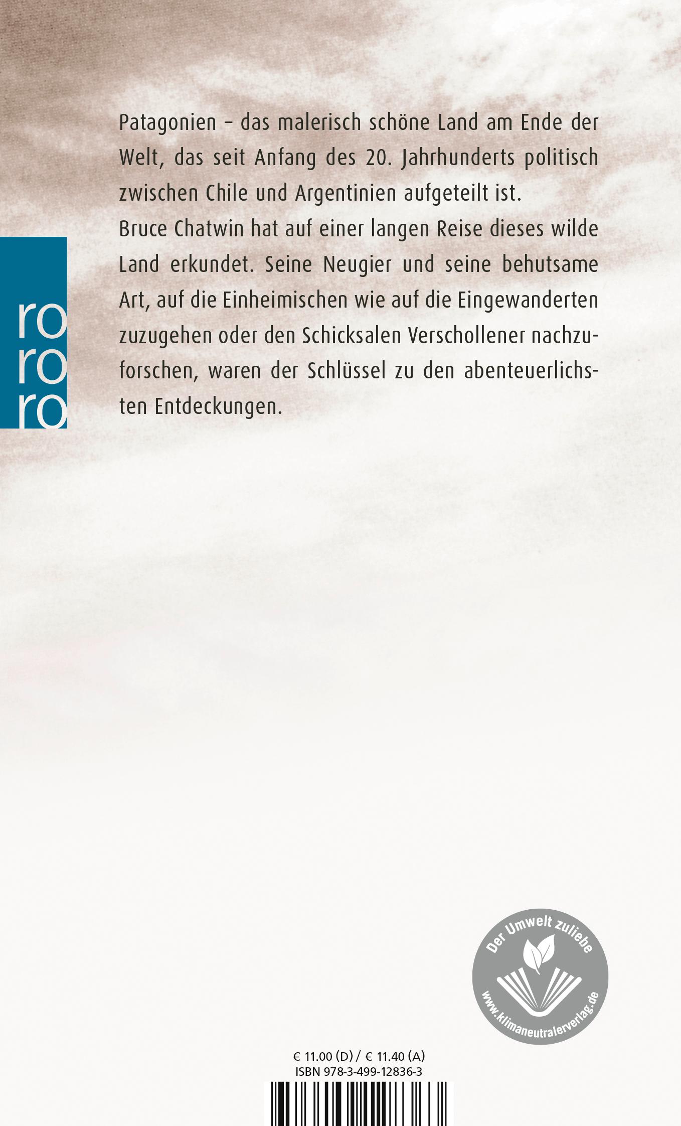 Rückseitencover In Patagonien