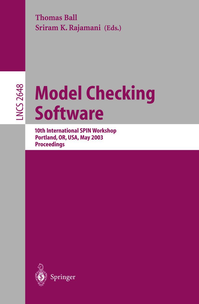 Vorderes Coverbild Model Checking Software