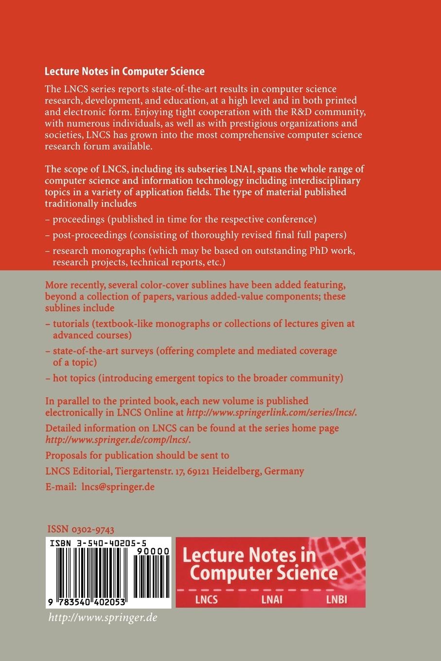 Rückseitencover Experimental and Efficient Algorithms