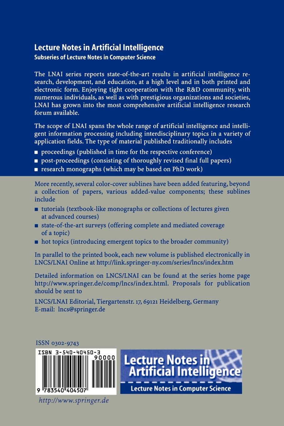 Rückseitencover Multi-Agent Systems and Applications III