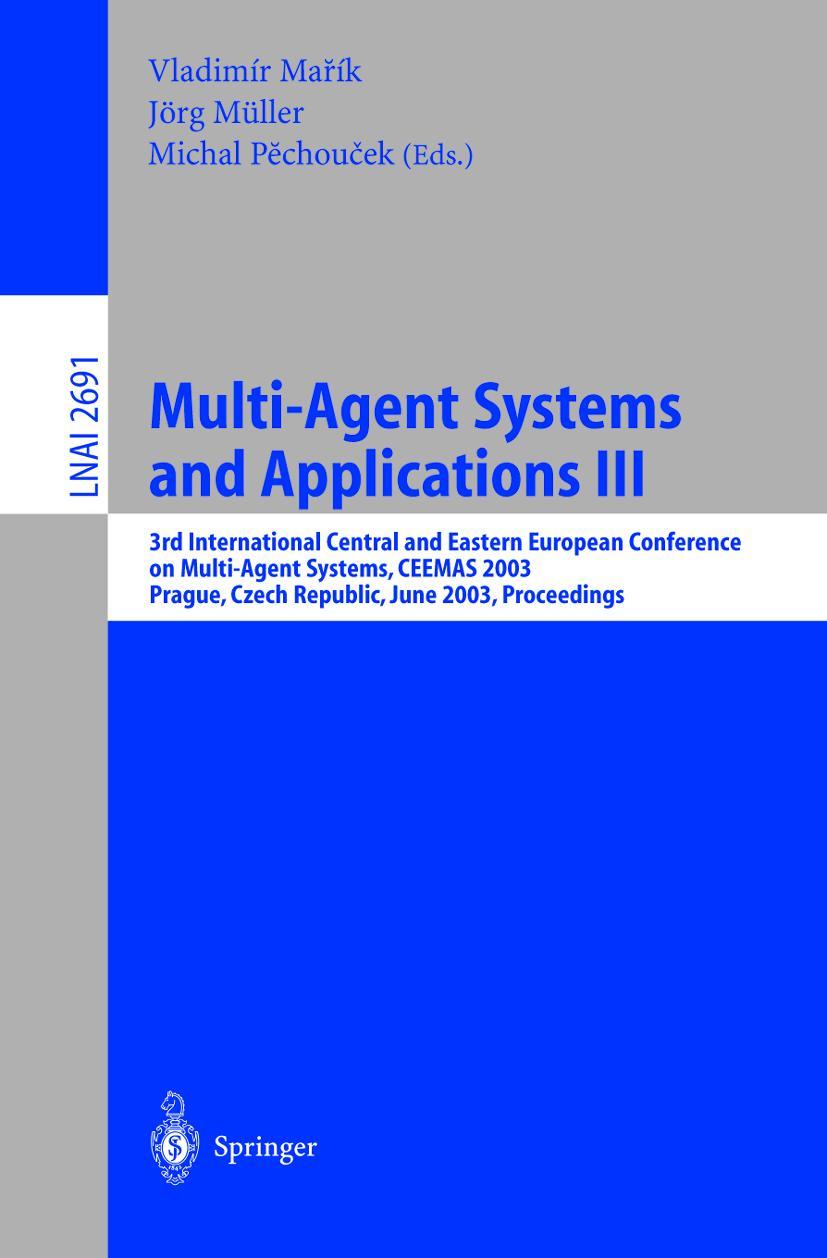 Vorderes Coverbild Multi-Agent Systems and Applications III