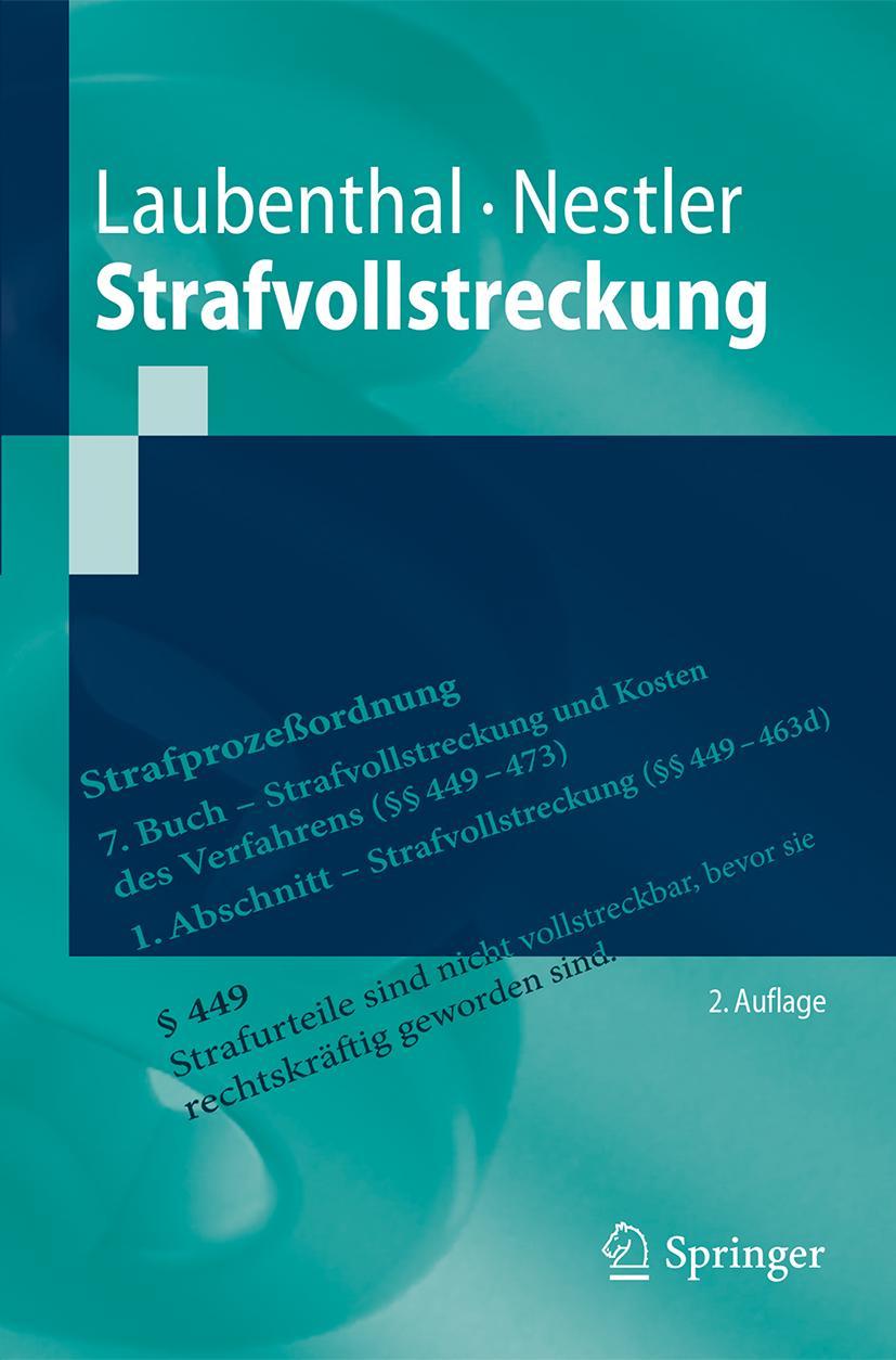 Vorderes Coverbild Strafvollstreckung