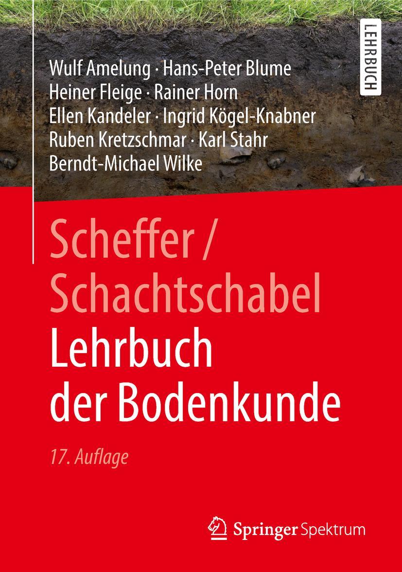 Vorderes Coverbild Scheffer/Schachtschabel Lehrbuch der Bodenkunde