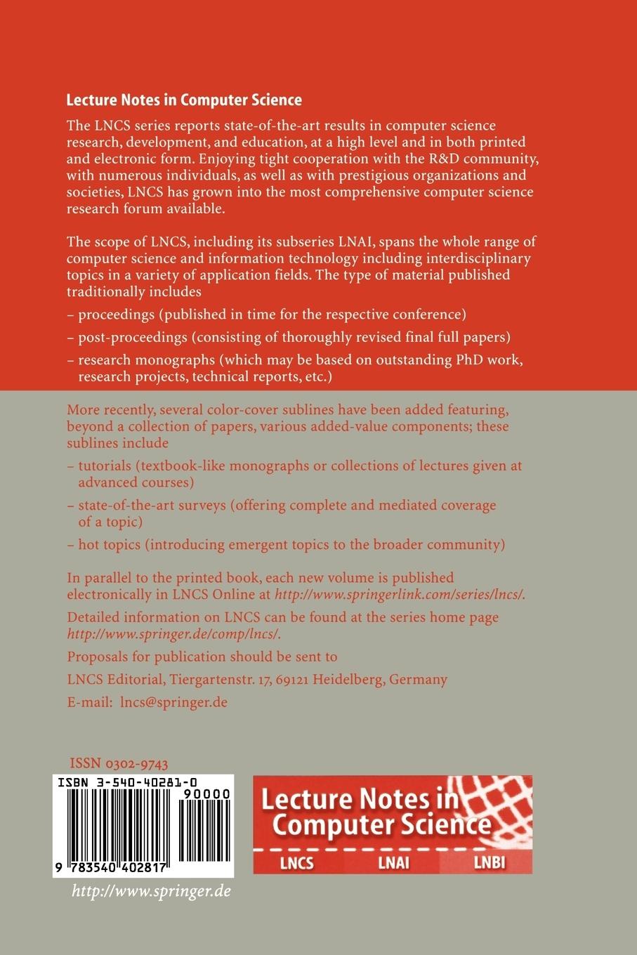 Rückseitencover Quality of Service - IWQoS 2003