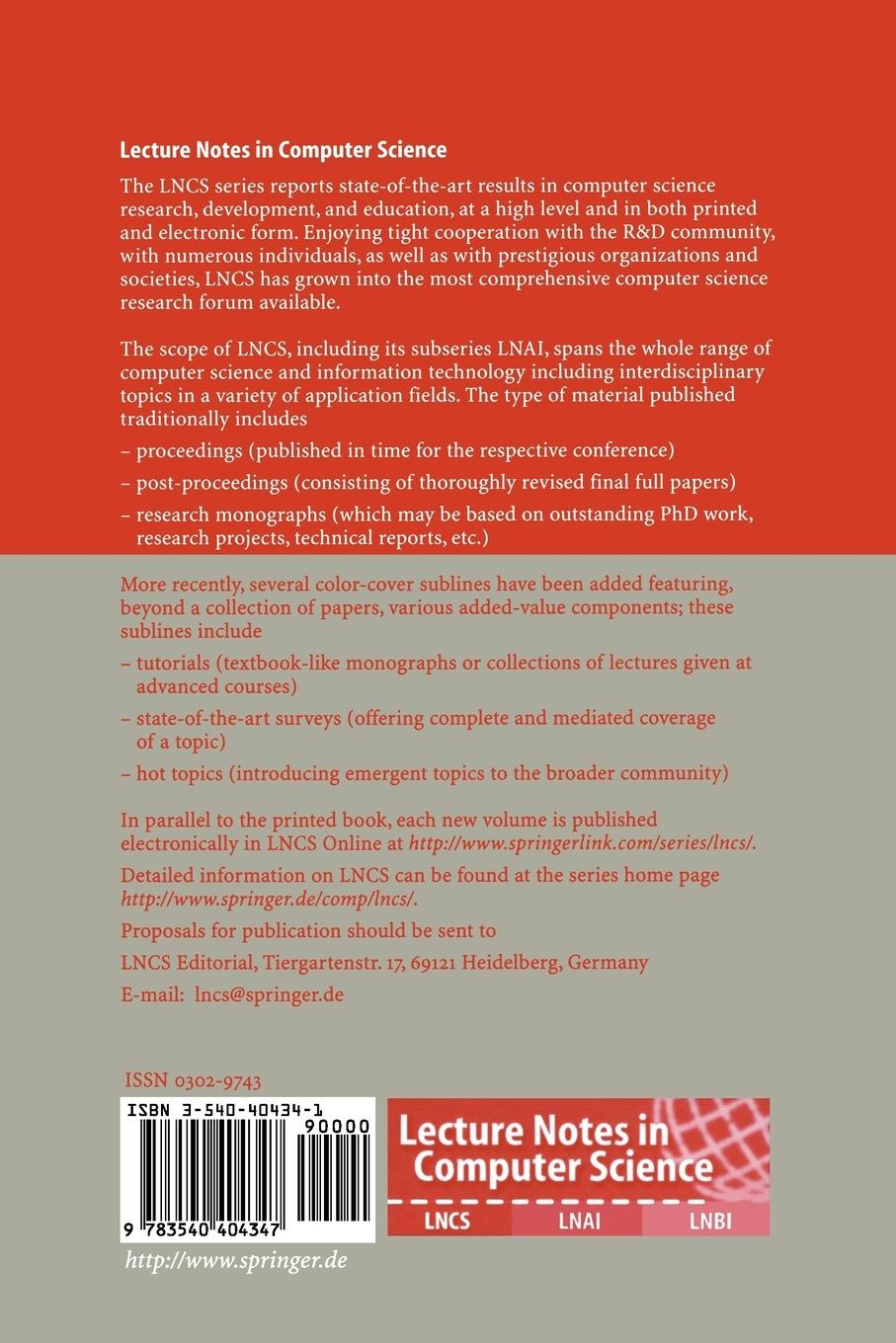 Rückseitencover Developments in Language Theory