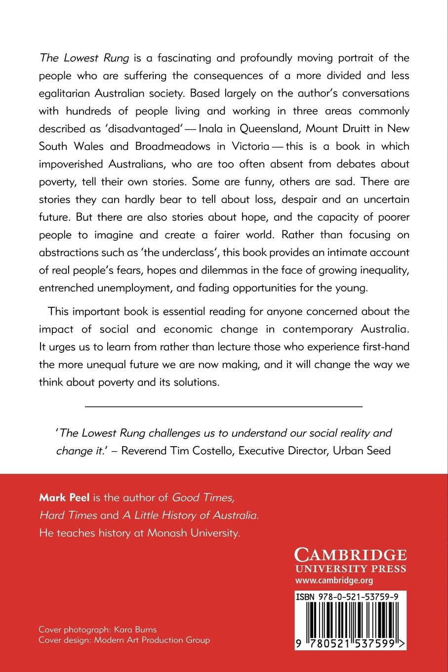 Rückseitencover The Lowest Rung