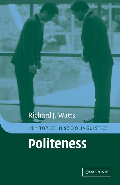 Vorderes Coverbild Politeness